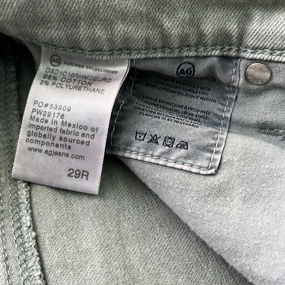 Adriano Goldschmied AG Anthropologie Stevie Straight Jeans High Rise Slim 29 - Picture 6 of 10